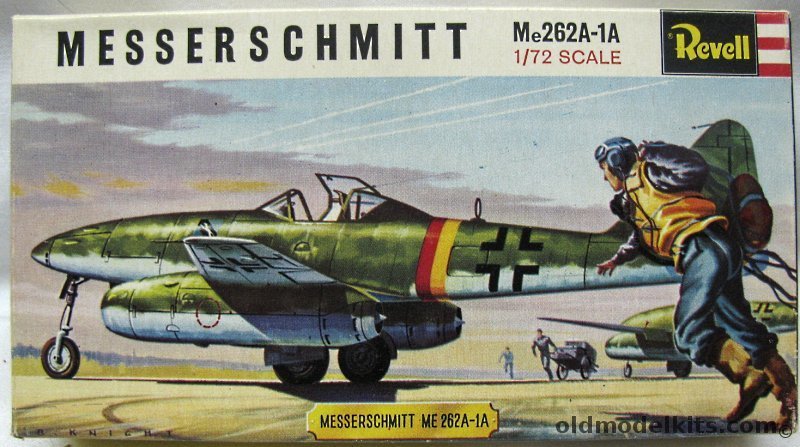 Revell 1/72 Messerschmitt Me 262-1a - Great Britain Issue, H624 plastic model kit